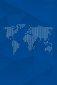 作品集封面背景图片_企业封面商务世界地图背景海报