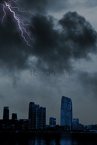 抗洪防洪背景图片_城市暴雨防洪防汛宣传背景