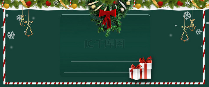 标题框圣诞背景图片_圣诞节钜惠促销电商海报背景