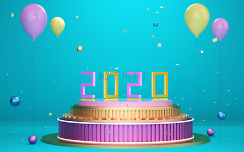 金色2020鼠年背景图片_创意鼠年文字2020