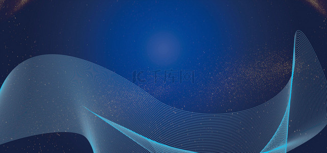高质感蓝色背景背景图片_蓝色质感科技光线背景