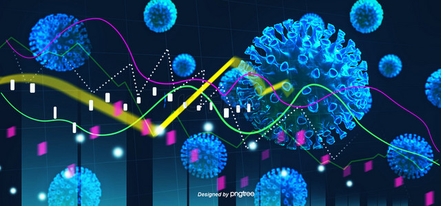 冠状病毒股票经济下跌背景