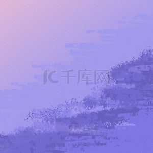彩色旅行背景图片_彩色蓝紫色渐变层山叠峦背景
