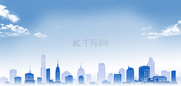 蓝色科技风背景图片_城市城市科技蓝色科技背景
