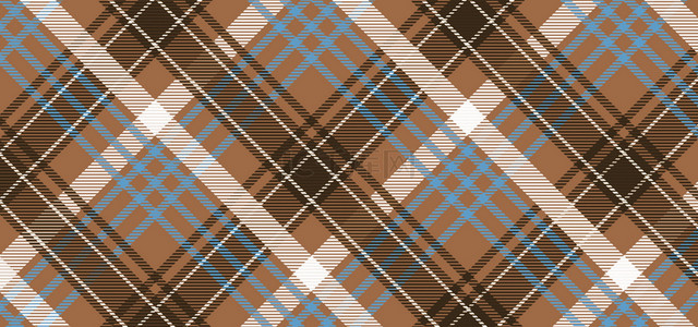 苏格兰山地背景图片_褐色复古苏格兰格子图案背景