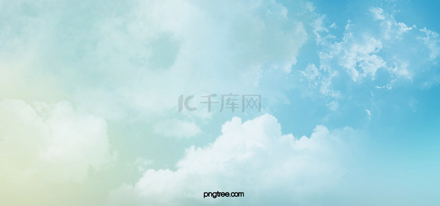 质感云层背景图片_蓝色创意质感云层背景