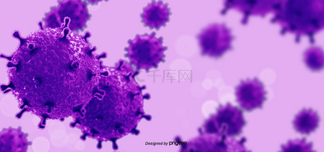 新型冠状病毒背景图片_写实新型冠状病毒背景
