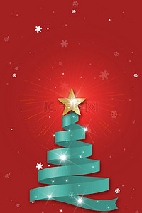平安夜红色背景图片_红色圣诞节圣诞树背景
