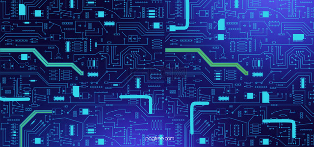 线路背景智能科技底纹电路板背景微型集成电路板背景电路板科技光效
