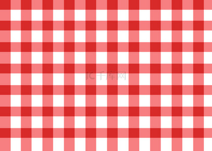 几何元素几何图形背景图片_格子经典红白格苏格兰风格背景