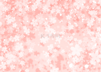 樱花盛开粉色背景