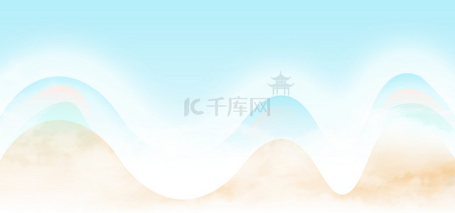 中国元素背景图片_新中式背景新中式山水