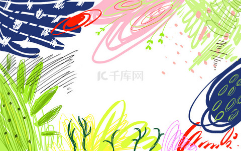 撞色涂鸦