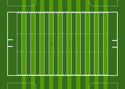 美国足球场绿色背景