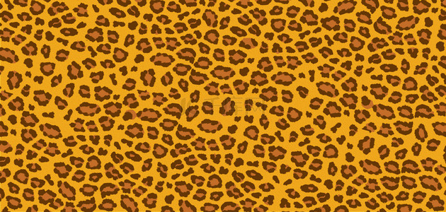 动物底纹豹纹黄色纹理背景