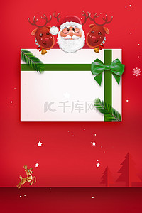 礼物圣诞海报背景图片_圣诞节礼物促销海报