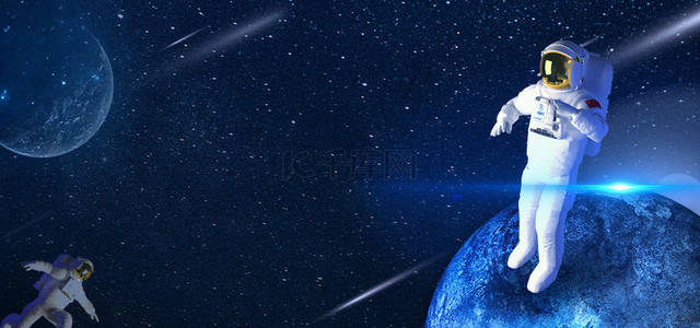 神州十七背景图片_中国航天日宇航员星球