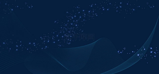科技感封面图背景图片_科技线条蓝色商务科技风