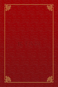 标题框中国背景图片_边框各种元素红色背景