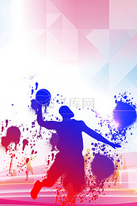 篮球体育运动比赛高清背景