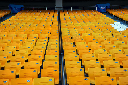 广州海心沙亚运公园观众看台座椅摄影图配图