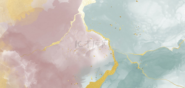 金箔水墨背景图片_鎏金底纹金箔水墨