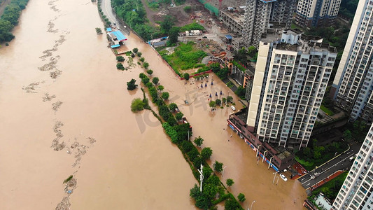 加油河南摄影照片_自然灾害洪水洪涝