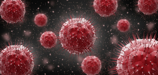 细菌医疗背景图片_生物细胞病毒细菌