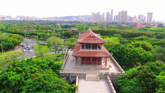 泉州简笔摄影照片_泉州古城门历史古建筑摄影图