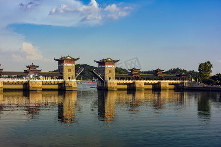 广州珠江长洲岛城市建筑摄影图配图