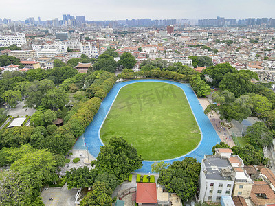 福建泉州中山公园风景航拍摄影图配图