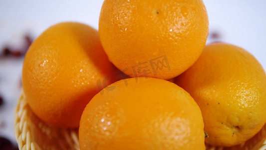 新鲜水果橙子鲜橙摄影图