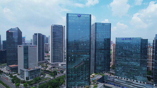 厦门国际金融中心摄影照片_佛山华南国际金融中心商务金融中心
