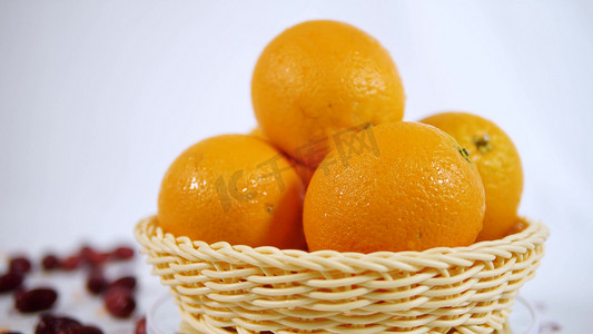 新鲜水果橙子鲜橙摆拍