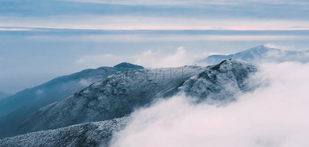 风景山川云雾