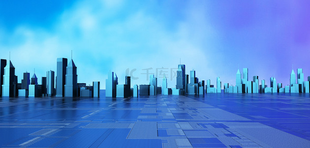 科技城市背景图片_科技城市城市建筑