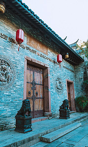 中式东方建筑古典景点摄影图配图