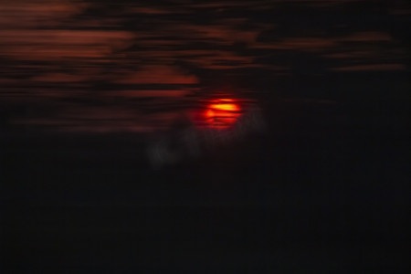 长沙夜晚日落夕阳常用摄影图配图
