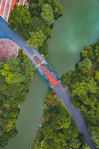 城市中午广西柳州园博园风光航拍景区无人机摄影图配图