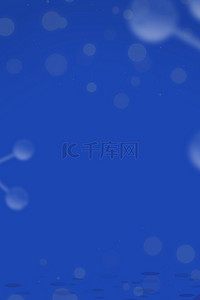 克莱因蓝背景图片_克莱因蓝气泡几何简约底纹背景