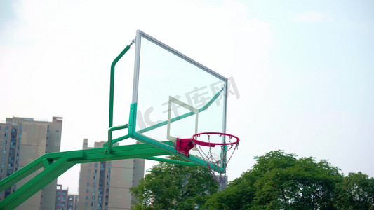 篮球进框素材
