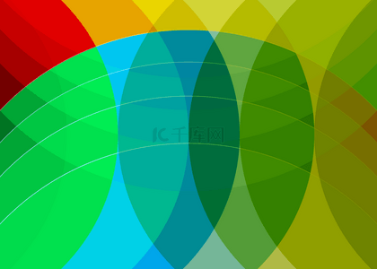 几个绿色背景图片_绿色抽象光谱几何背景