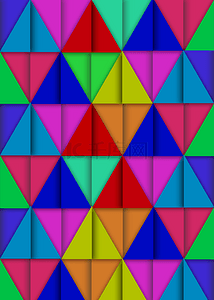 渐变背景几何背景背景图片_几何三角形背景渐变背景彩色