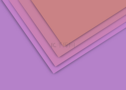 低饱和度紫色剪纸效果渐变抽象背景