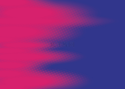 抽象半色调背景图片_抽象半色调红蓝双色波点图案