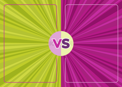 橙蓝双色分割vs背景蓝紫色抽象闪电vs背景双色剪纸风格白色线条vs背景