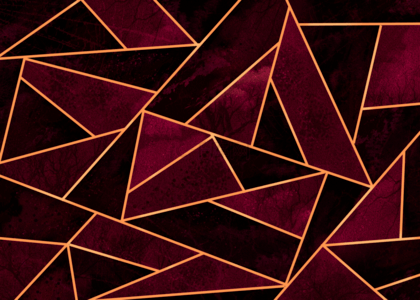 红色几何边框背景背景图片_红色多材质大理石质感几何金属边框