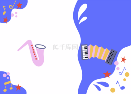 教学音乐背景图片_pre-k 节奏的有趣音乐主题