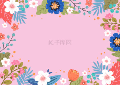 春天桌面背景背景图片_春天春季鲜花花卉