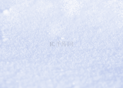 创意立冬背景图片_紫色简单冬季雪花背景